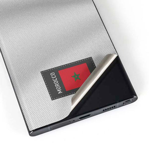 Morocco Soccer Flag Galaxy Skins